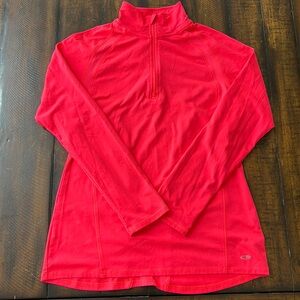 Champion Women's Quarter Zip 
Activewear Top 
Neon Pink
Size S